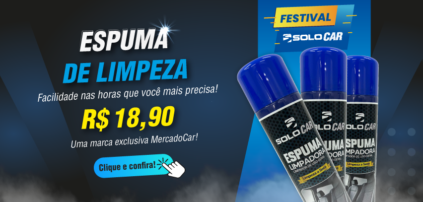 Espuma de limpeza Solocar
